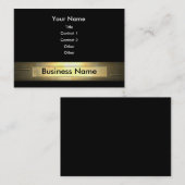 Business Gold Visitekaartje (Voorkant / Achterkant)