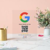 Business Google Review Tabletop Sign l QR Code (Mariage)