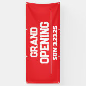 Business Grand Opening Aangepaste banner (Verticaal)