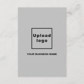 Business Grey Cadeaubon Informatiekaartje (Achterkant)