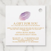 *~* Business Hartelijk dank voor de streepjescode  Bedankjes Labels (Achterkant)