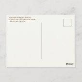 Business Herfst Back Time Change Herinder Briefkaa Briefkaart (Achterkant)