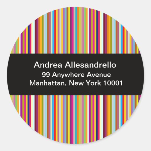 Business Home Retouradreslabels Stickers (Voorkant)