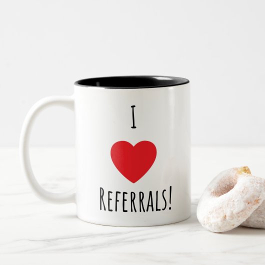 Business I Heart Referts Coffee Tea Mug (Avec donut)