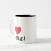Business I Heart Referts Coffee Tea Mug (Devant gauche)