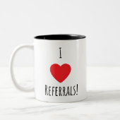 Business I Heart Referts Coffee Tea Mug (Gauche)