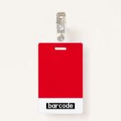 Business ID Employee Photo Name Badge Custom (Achterkant met clip)