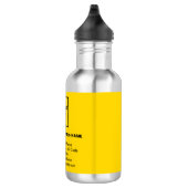 Business Information Yellow Label Waterfles (Rechts)