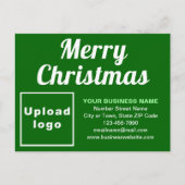 Business KerstGreen Holiday Briefkaart (Voorkant)