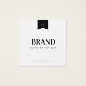 Business Label Hang Label Vierkante Visitekaartjes (Voorkant)