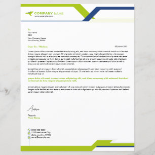 Business Letterhead-Sjabloon