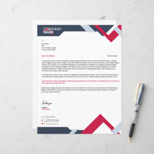 Business Letterhead-Sjabloon