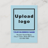 Business Light Blue Enclosure Kaart (Voorkant)