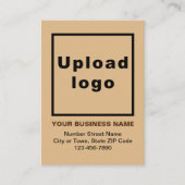 Business Light Brown Enclosure Kaart (Voorkant)