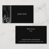 business_lines_vertical visitekaartje (Voorkant / Achterkant)