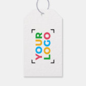 Business Logo Aangepaste Kleding Label voor Kleine Cadeaulabel (Achterkant)