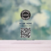 Business Logo and QR Code Scan Here (Neutre)