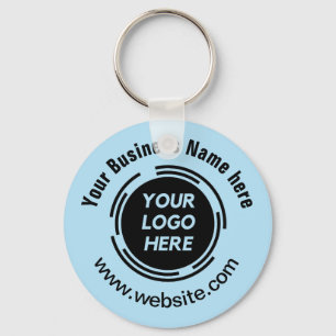 Business Logo Basic Employee Sleutelhanger