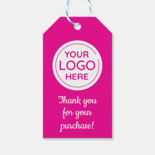 Business Logo "Bedankt voor uw aankoop" Cadeaulabel
