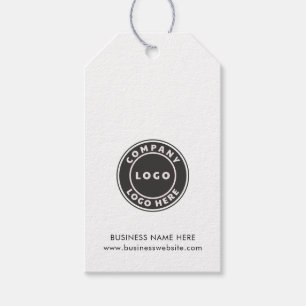 Business Logo Bedrijf Promotie Eenvoudig Cadeaulabel