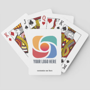 Business Logo Bedrijfsmarketing Pokerkaarten