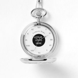 Business Logo Black Professional Company Watch Horloge