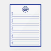 Business Logo Blue To Do List Dry Erase Board (Recto)