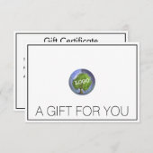 Business Logo Cadeaubon (Voorkant / Achterkant)