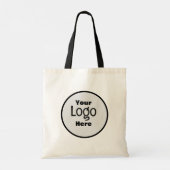 Business logo Canvas tas (Achterkant)