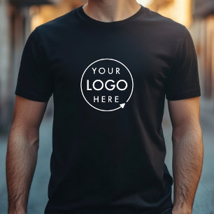 Business Logo Company Branded Personeel Medewerker T-shirt