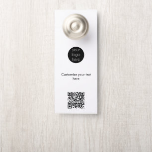 Business Logo Company Hotel Resort QR Code Tekst