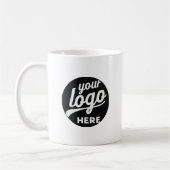 Business Logo Corporate Branded Coffee Mug (Gauche)
