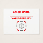 Business Logo Custom Christmas Ed. Gift Kaart (Achterkant)