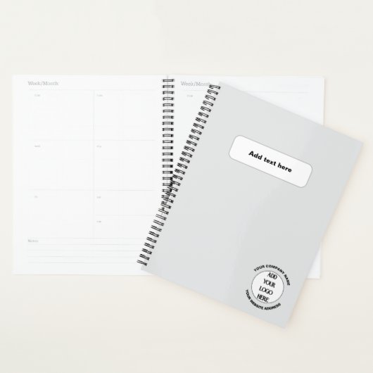 Business Logo Custom  Planner (Display)