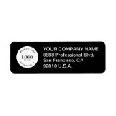 Business logo Custom Professional Corporate Etiket (Voorkant)