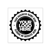 Business Logo Custom Professionele Rubber Stamp Rubberstempel (Afrduk)