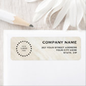 Business Logo Custom Return Address Label (Insitu)