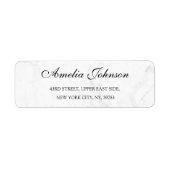 Business Logo Custom Return Address Label (Voorkant)
