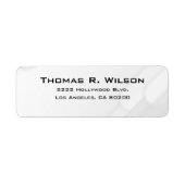 Business Logo Custom Return Address Label (Voorkant)