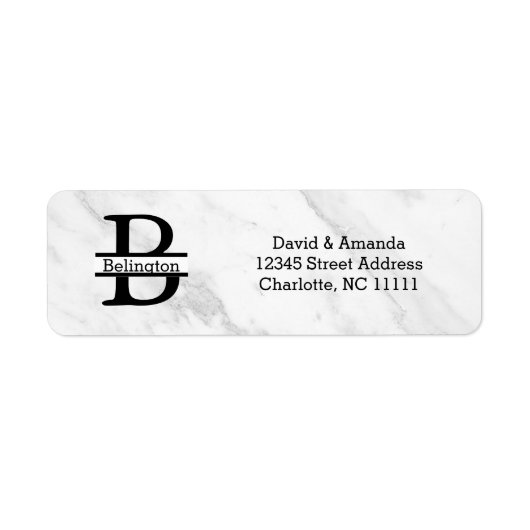Business Logo Custom Return Address Label (Voorkant)