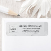 Business Logo Custom Return Address Label (Insitu)