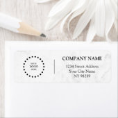 Business Logo Custom Return Address Label (Insitu)