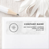 Business Logo Custom Return Address Label (Insitu)
