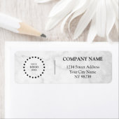 Business Logo Custom Return Address Label (Insitu)