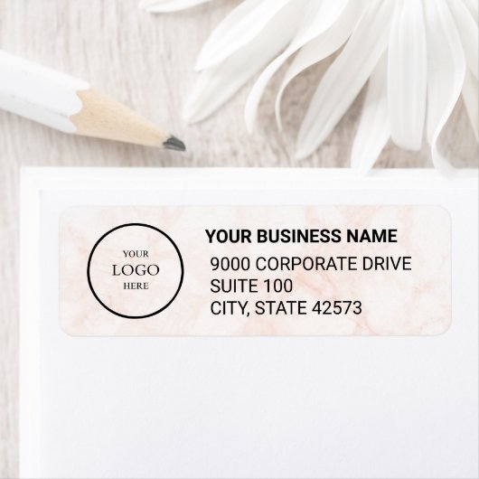 Business Logo Custom Return Address Label (Insitu)