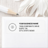 Business Logo Custom Return Address Label (Insitu)
