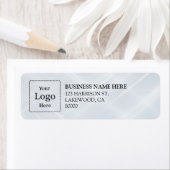 Business Logo Custom Return Address Label (Insitu)