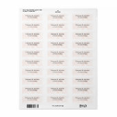 Business Logo Custom Return Address Label (Full Sheet)