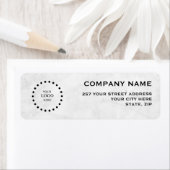 Business Logo Custom Return Address Label (Insitu)