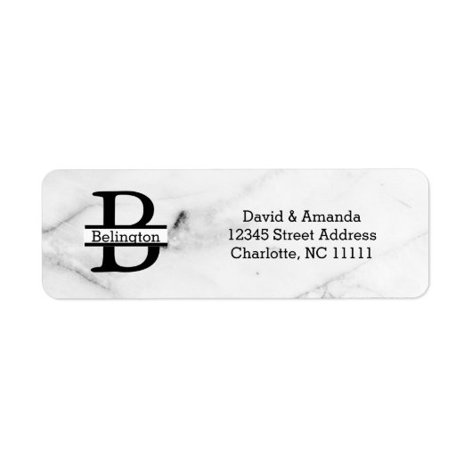 Business Logo Custom Return Address Label (Voorkant)